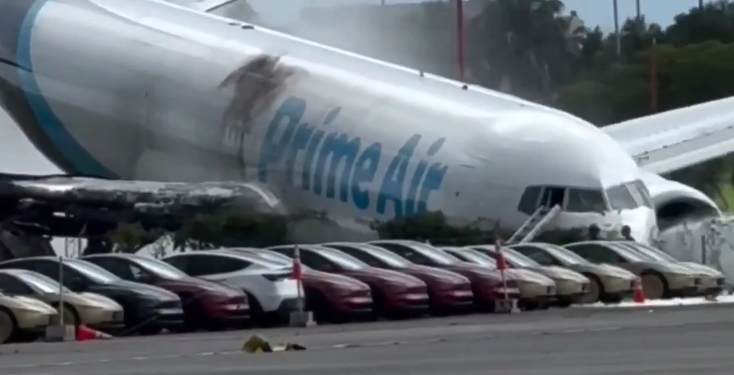Five dead after Amazon cargo plane crashes at Miami airport