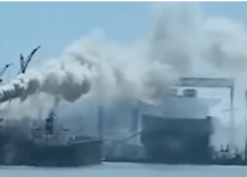 25 dead after fire engulfs cargo ship at China shipyard