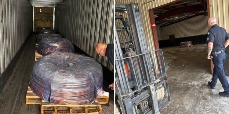 Police recover $586K copper shipment within eight hours after suspected carrier impersonation
