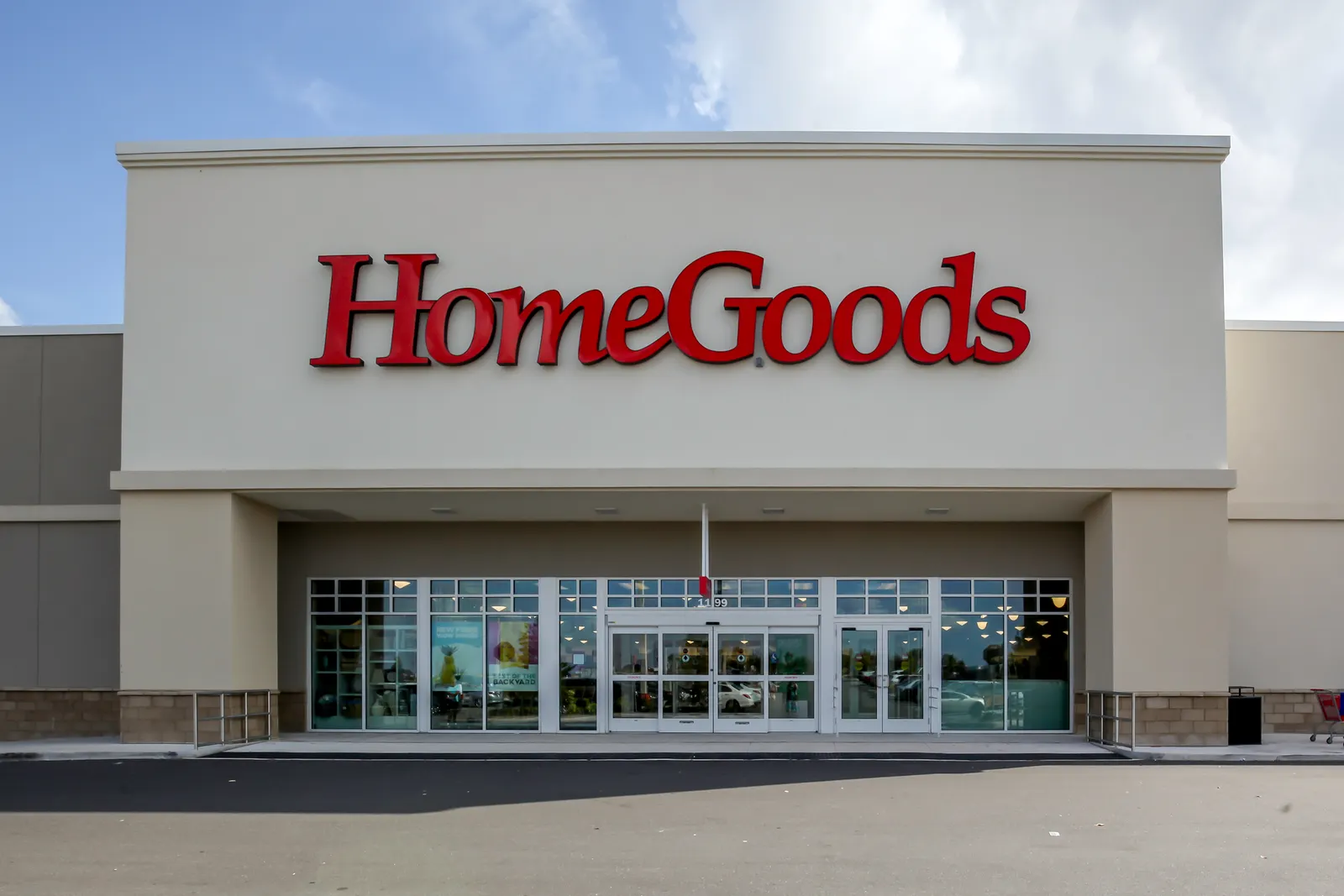 Façade d'un magasin HomeGoods à Tampa, en Floride