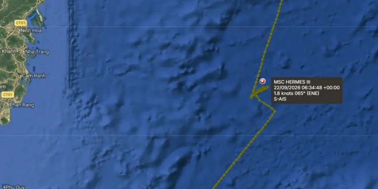 25 crew rescued from MSC container ship in distress