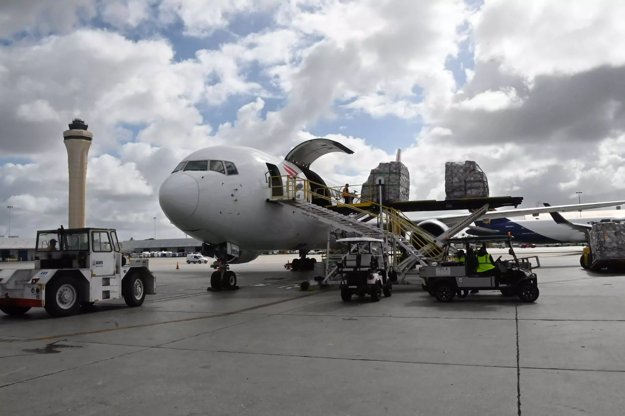 LATAM Cargo aircraft and air freight operations