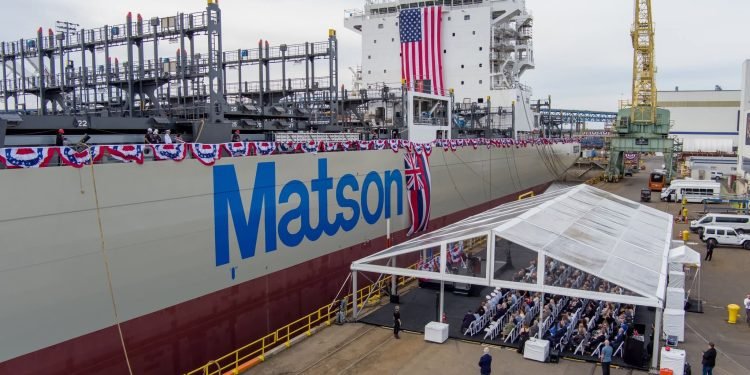 Matson Celebrates First of Three New Aloha-Class Ships in $1 Billion Fleet Renewal