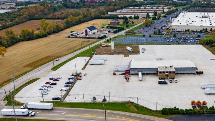 A. Duie Pyle's 44-door LTL service center in the Cincinnati market, Ohio
