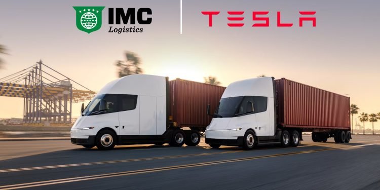 Tesla Semi secures 50-truck deal with IMC Logistics