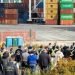 Dockworkers protest at Port of Vancouver over automation and AI