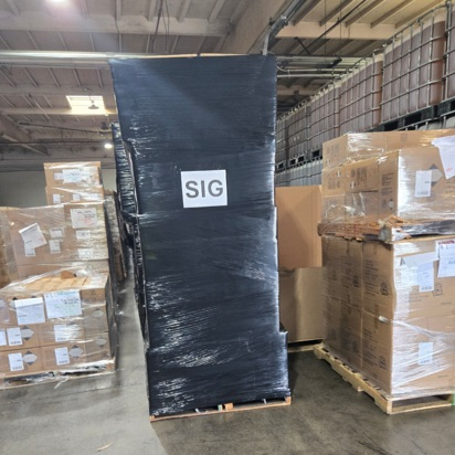 SIG Sauer shipment recovered by Los Angeles County detectives in California